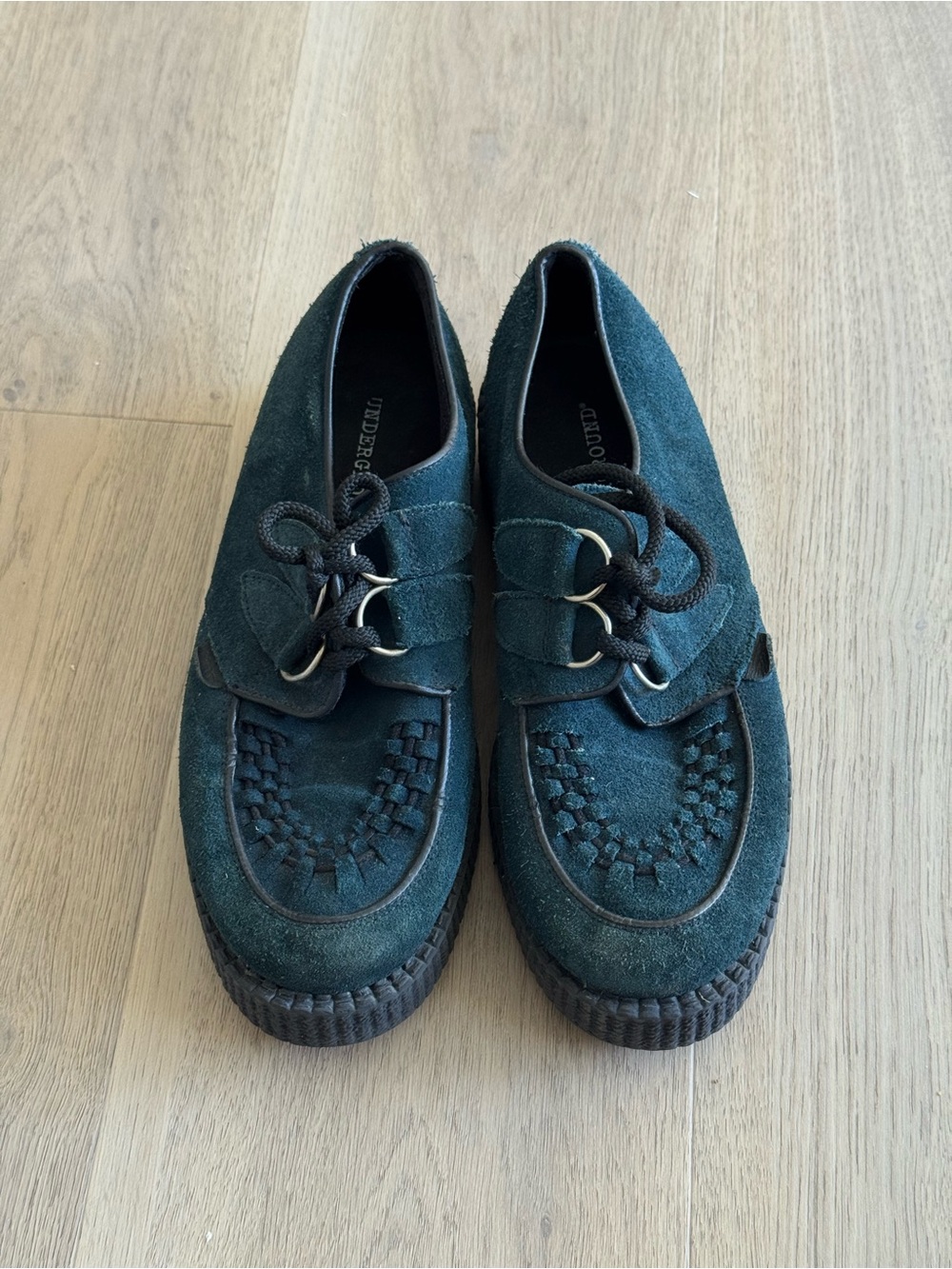Underground UK suede creepers size 6 uk